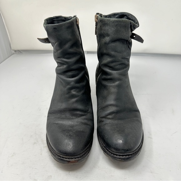 A.S.98 Black Ankle Boots - Picture 5 of 12